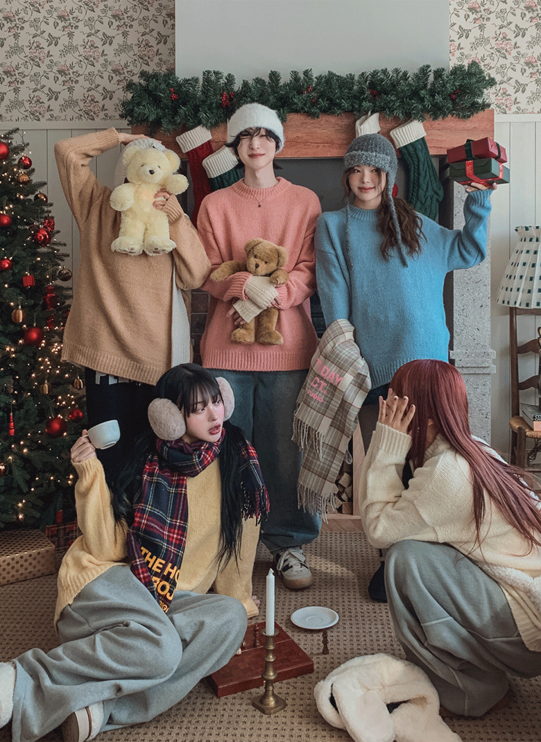 ULAN（ユレン）の「[企画商品]ウィンターアルパカパステルニット（Tops）」