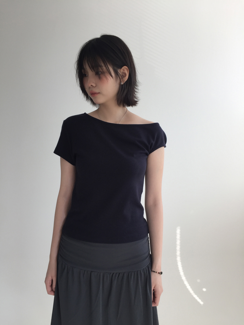 Moa Shirred Midi Skirt (4color) 
