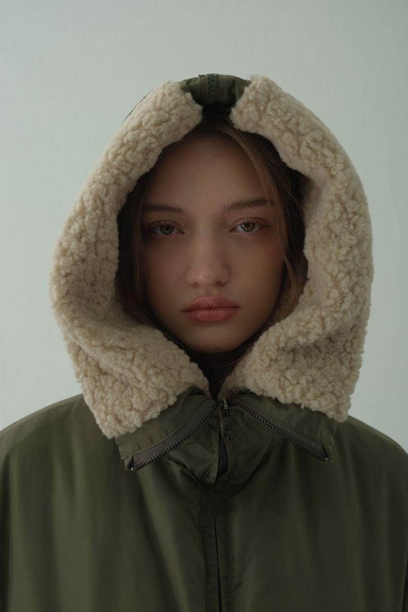 HOODED FLIGHT JUMPER_KHAKI