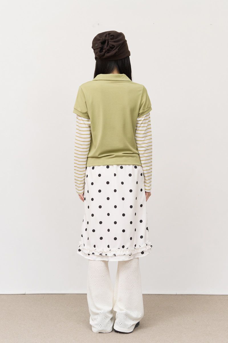 (W) Soap Frill Bubble Skirt
