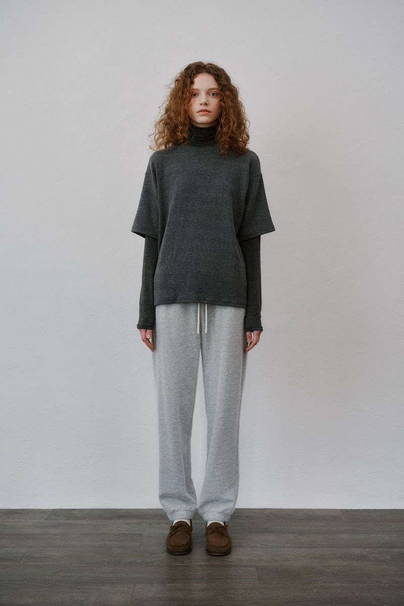 PLAT DU JOUR(プラドゥジュール)の「Snow jogger pants (Grey)(Pants)」