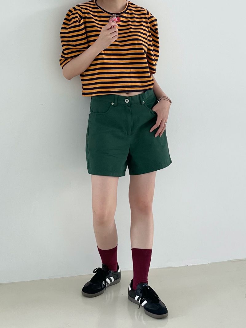 Colorful cotton short pants