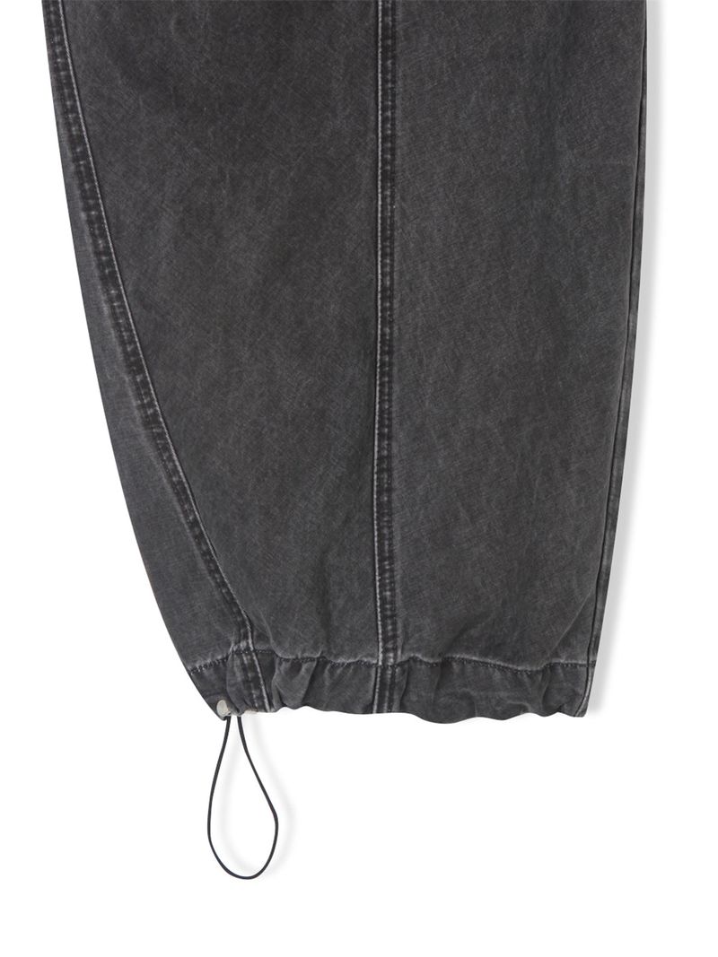 Dyeing washed panel pants