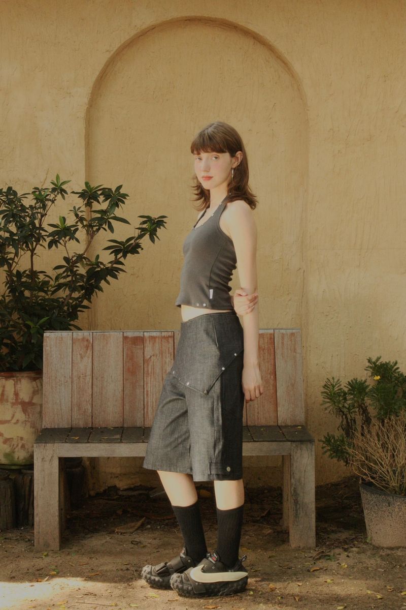Rivet Halter Tops