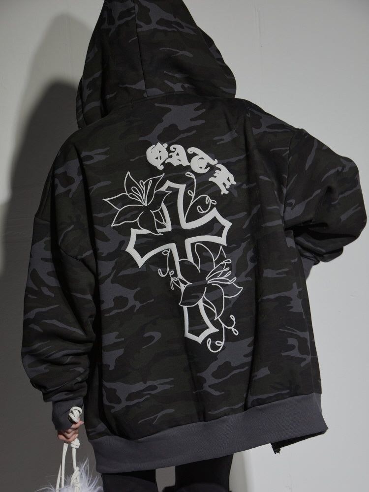 3X HOOD ZIP-UP