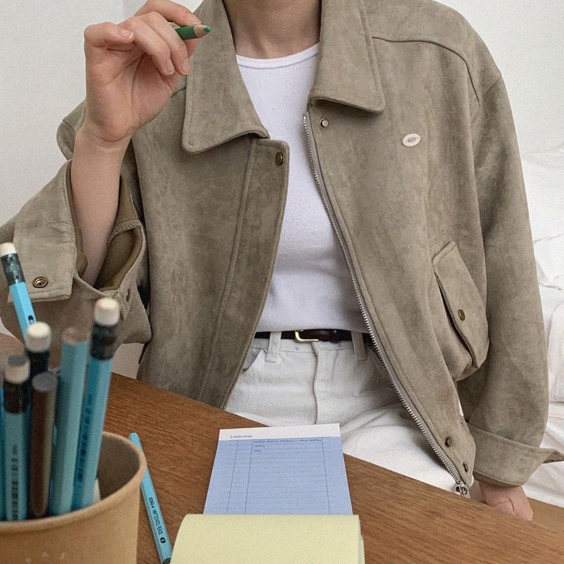 natural mind（ナチュラル マインド）の「Ain Suede Blouson Jumper（Jackets/Outerwear）」