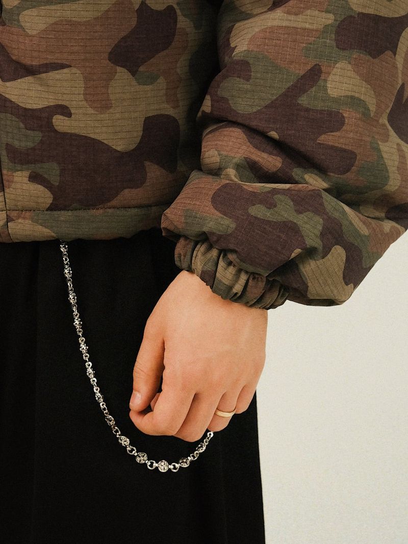 GA Camou Padding Crop Hoody Jumper