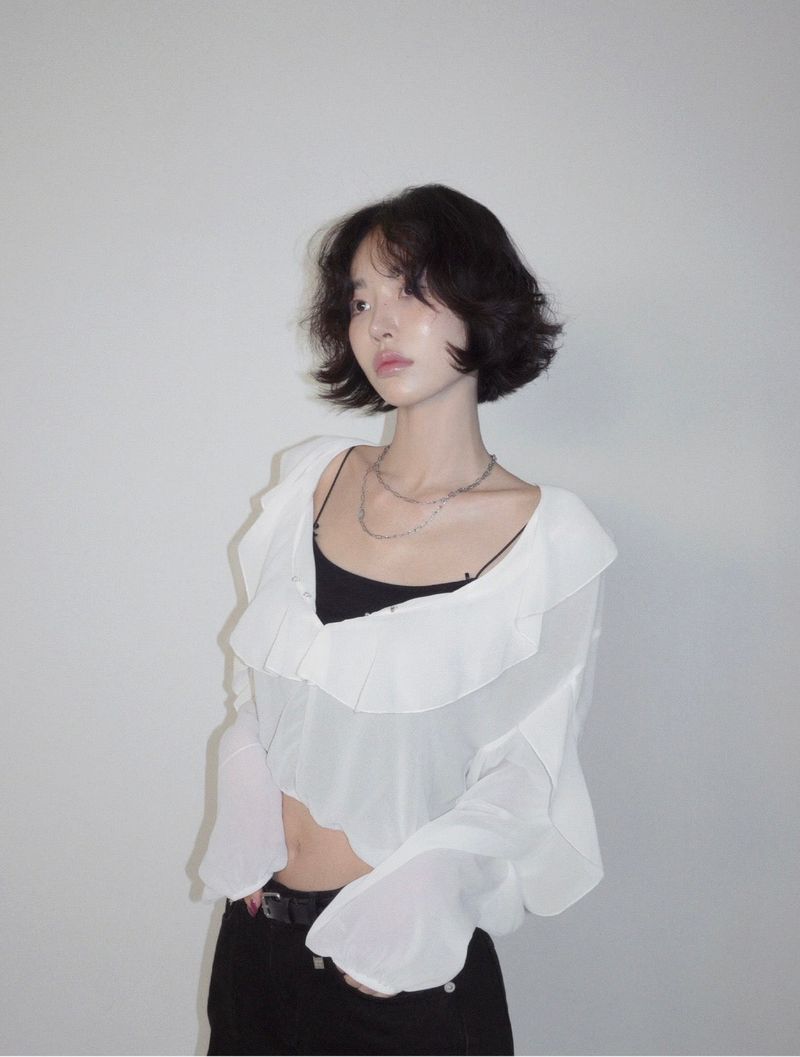 PALEJADE（ペールジェイド）の「Bohemian Chiffon See-through BL（Tops）」