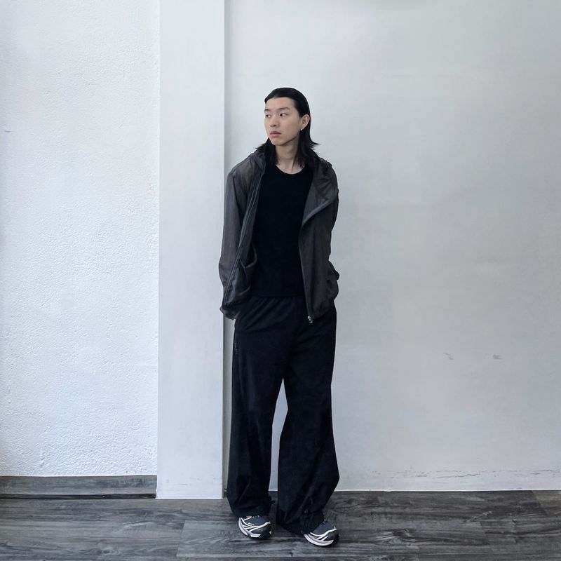 Mist Sheer Crinkle Windbreaker