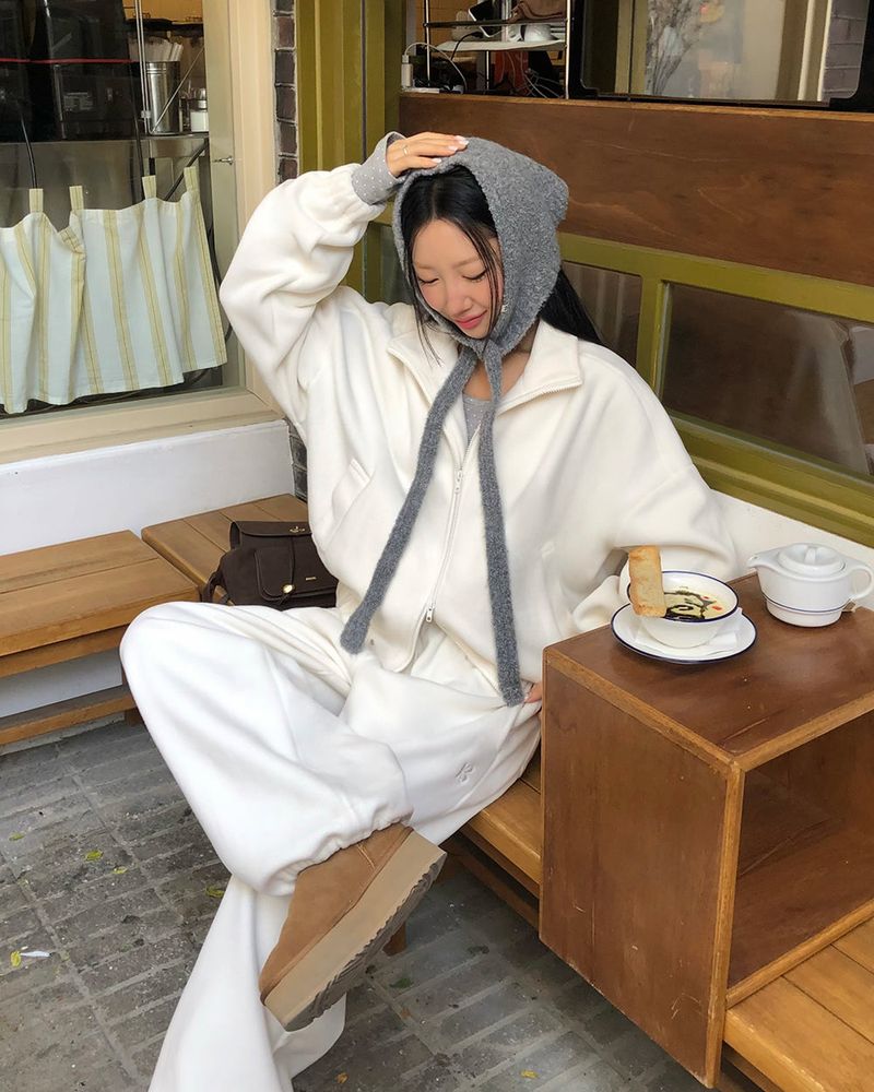 [ORIGINAL] WINDY ZIP-UP FLEECE SET