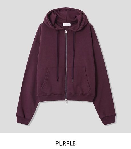 Eve Brushed Two Way Hood Zip-Up