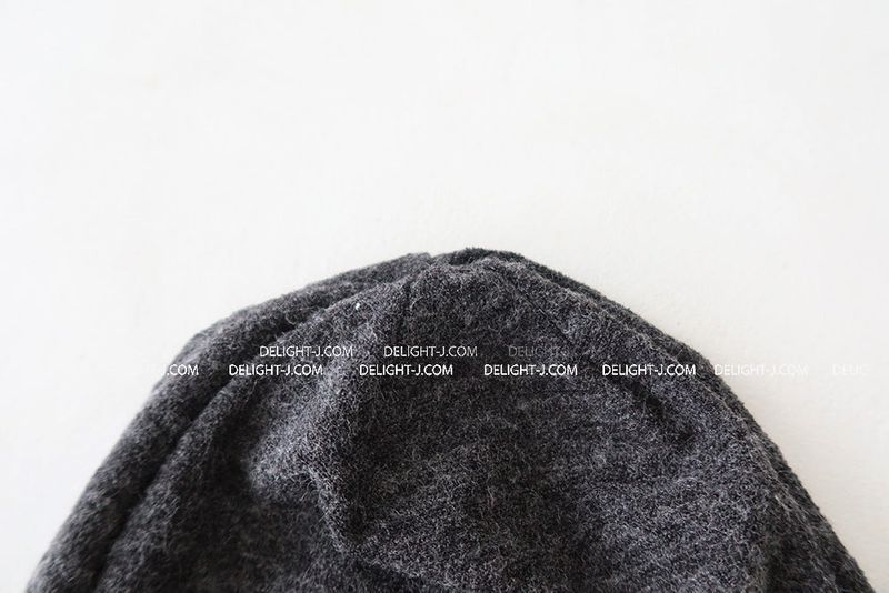 Kitchen button shirring drape beanie