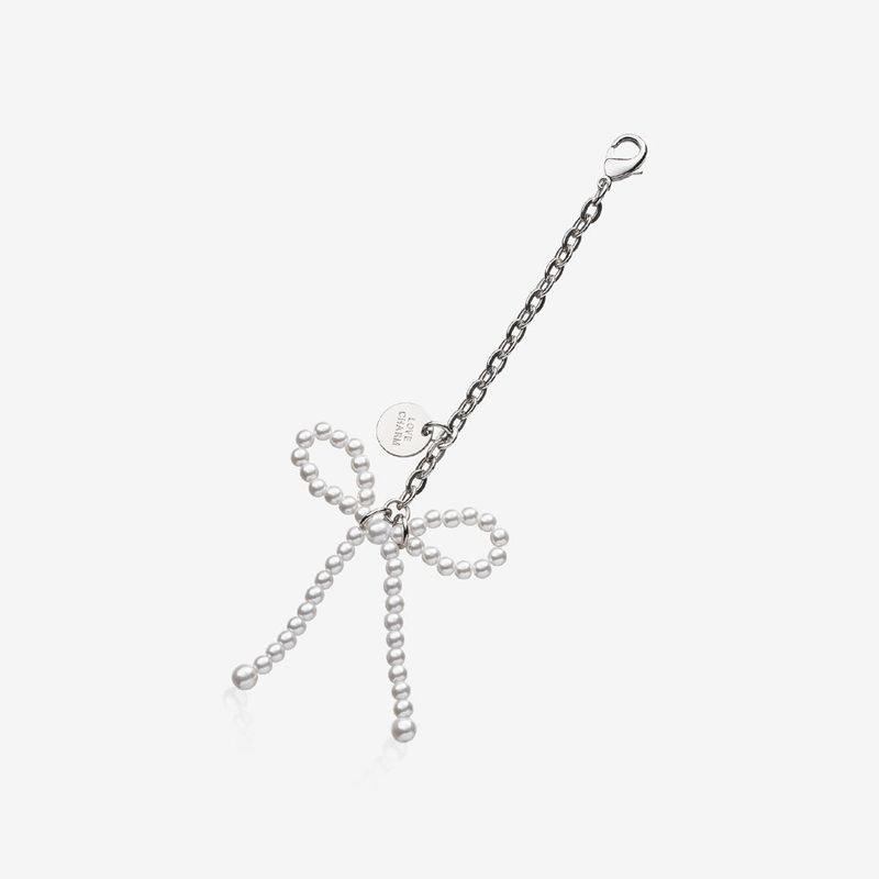 Pearl Ribbon Charm