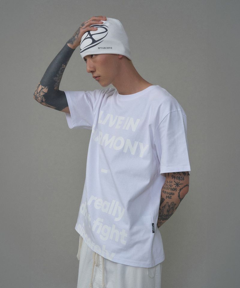 LIVE IN HARMONY TEE WHITE_WHITE
