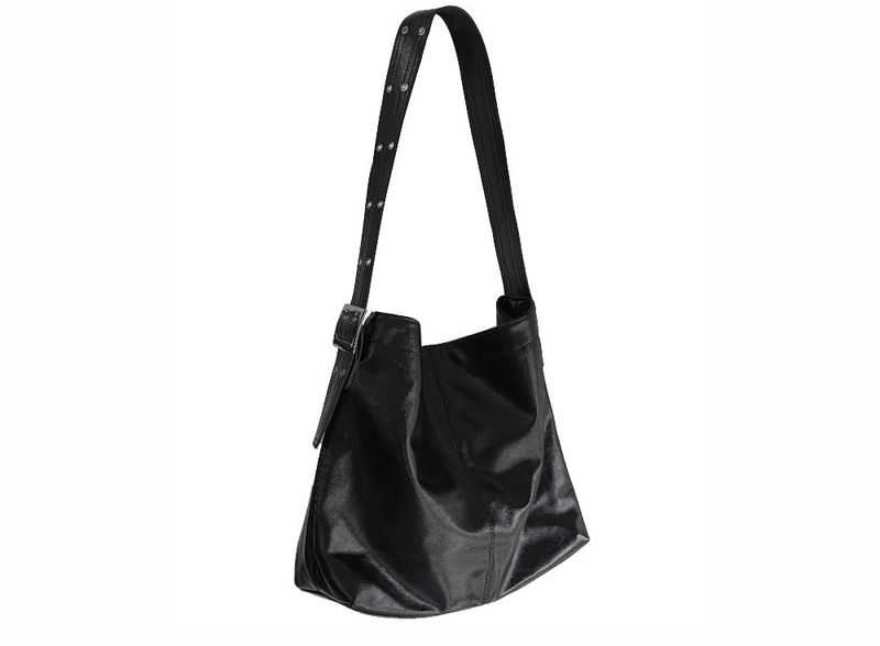 two-eyelet square shoulder bag