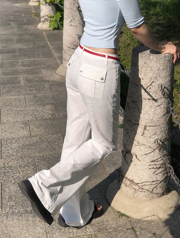 Siven Fudge Pocket Bootcut Pants