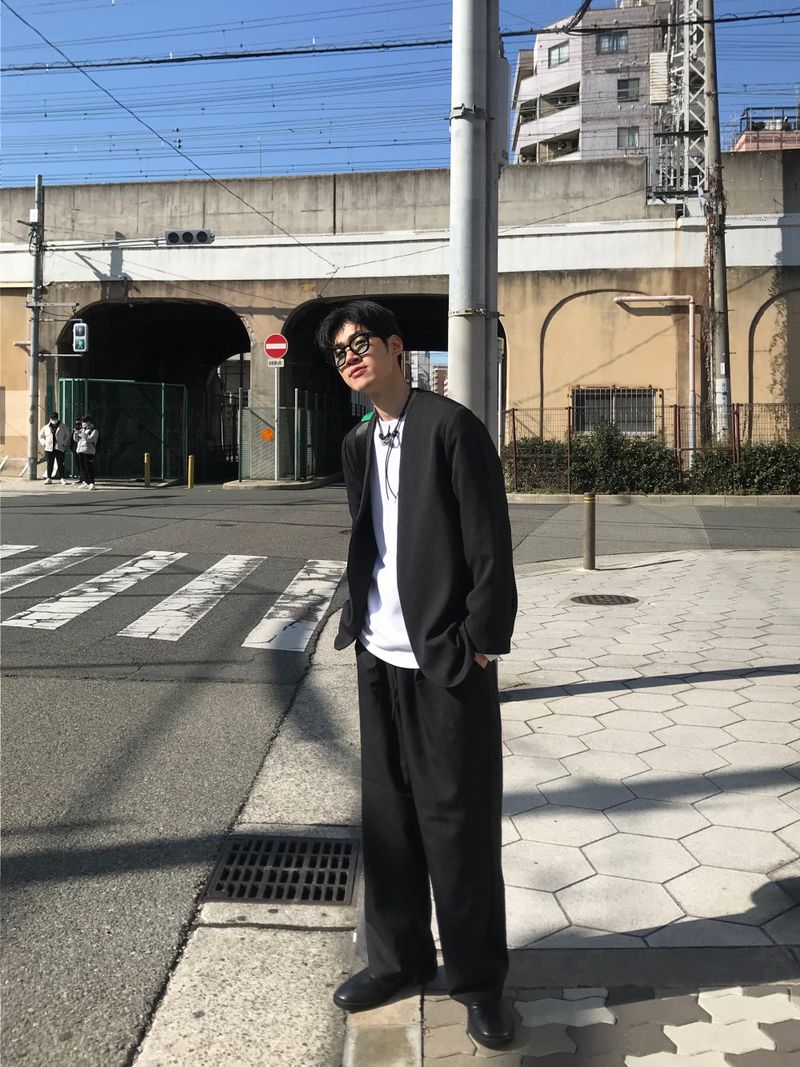 Balance collarless jacket