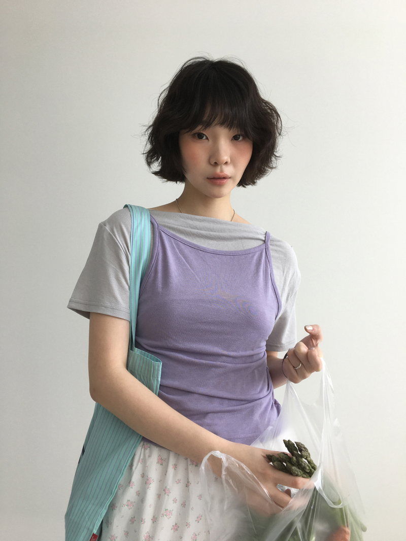 YWD SHIRRING T-SHIRTS (3color)