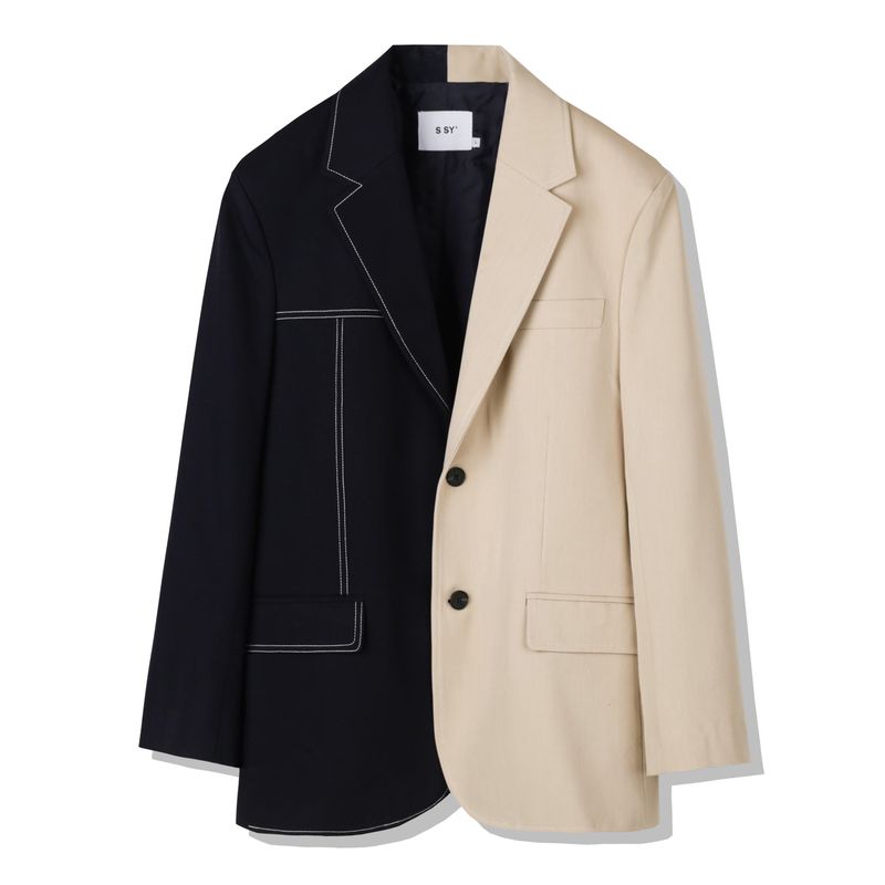 HALF STITCH SINGLE BLAZER