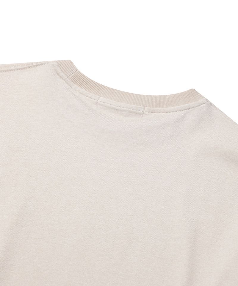 BLUR HEART LONG SLEEVE_BEIGE