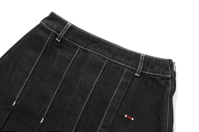 WOMANS DENIM SKIRT_BLACK