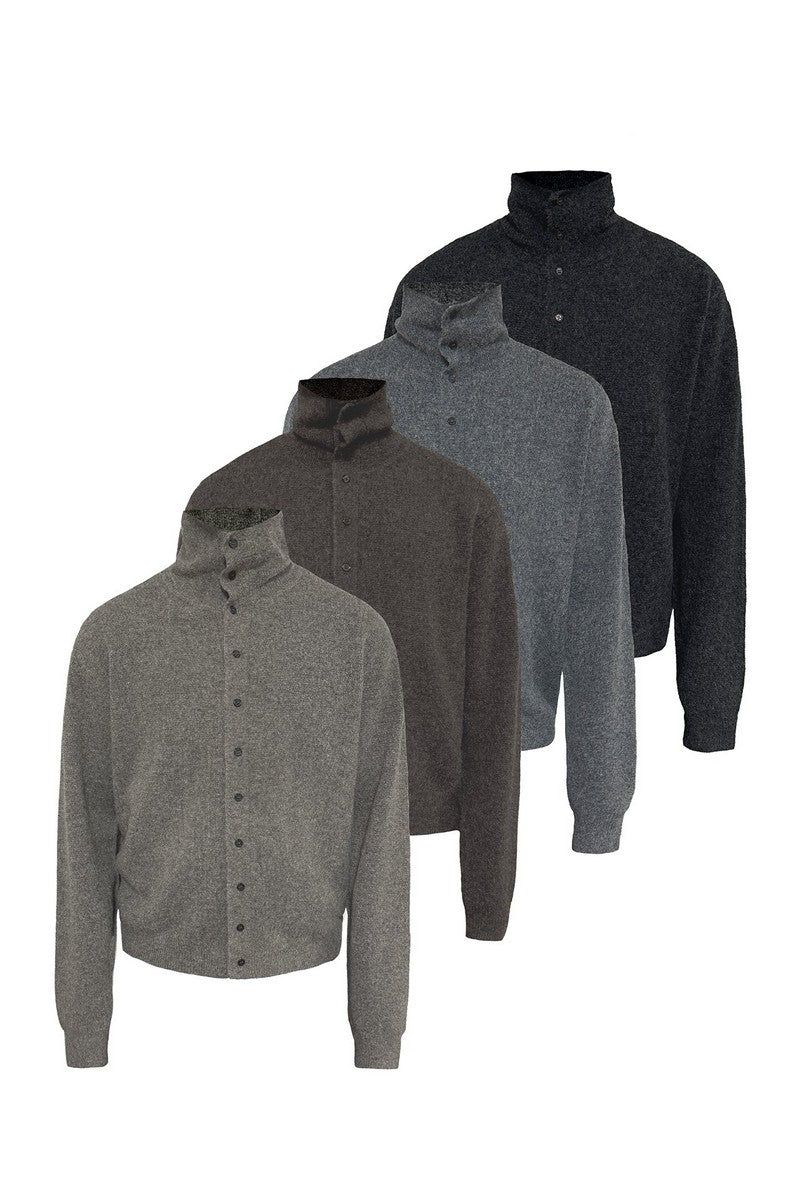 JCAESAR（ジュリウス・シーザー）の「Marl Turtleneck Cardigan（Tops）」