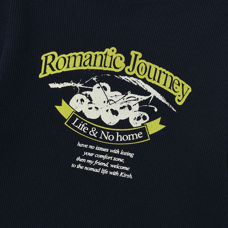 ELBOW POINT WAFFLE LONG SLEEVE [DARK NAVY]