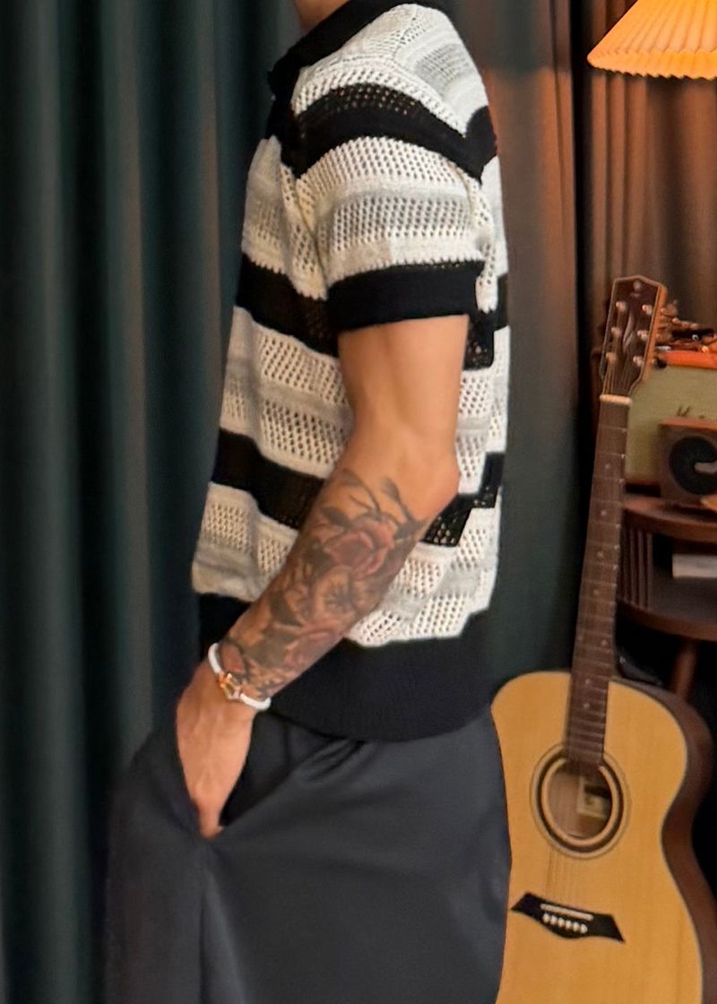 Leel Dangara Short-Sleeve Knit 2COLOR