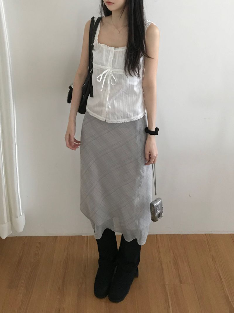 Scoop lace top (one color)