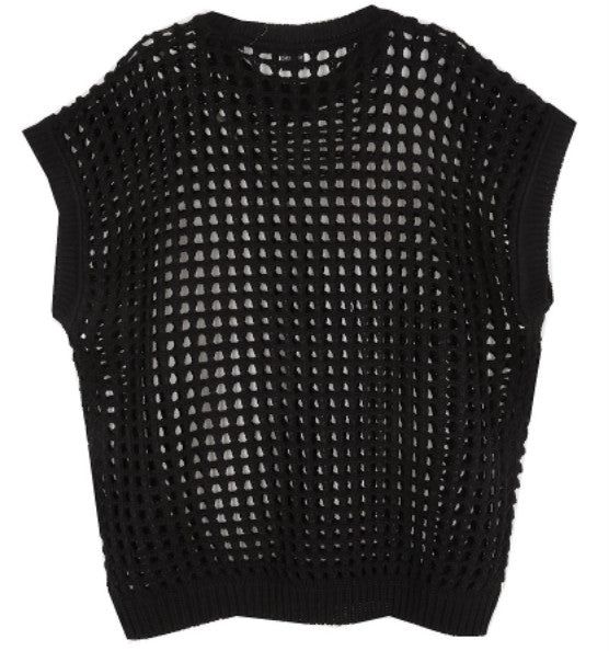 No.9495 NET KNIT VEST