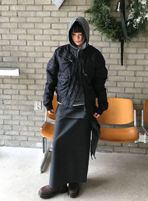 UTILITY POCKET BOMBER JUMPER