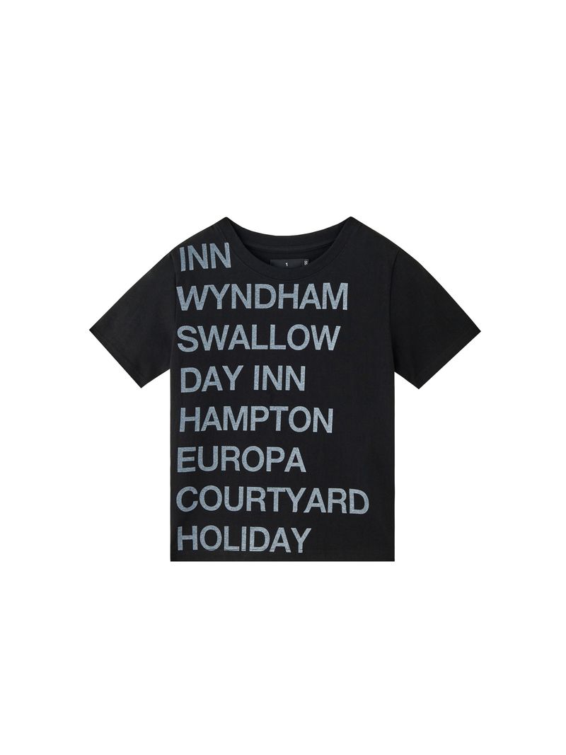 safarispot（サファリスポット）の「1/2 HIGHWAY INN TEE (BLACK/WHITE)（Tops）」