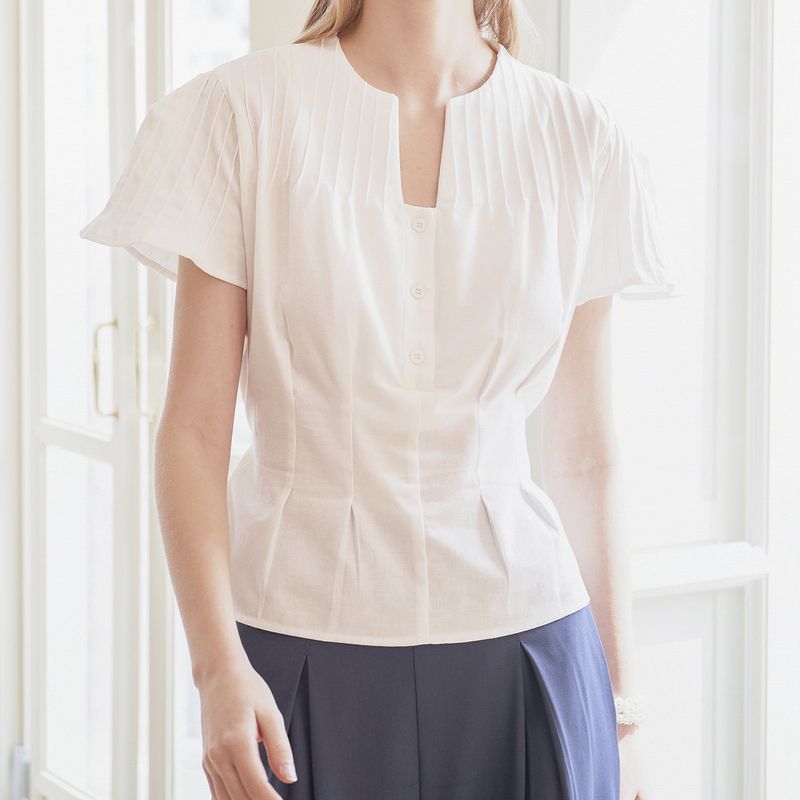 [LINE] Line Point Dart Blouse