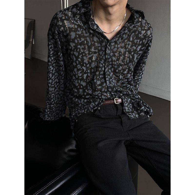 LAURANT（ロラン）の「[S/S] ヒョウダメージシャツ (2color)（トップス）」