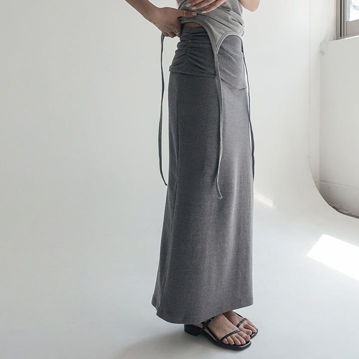 blitti（ブリッティ）の「[Lunave] アイレット シャーリング レイヤード マキシ ロングスカート 2カラー（スカート）」