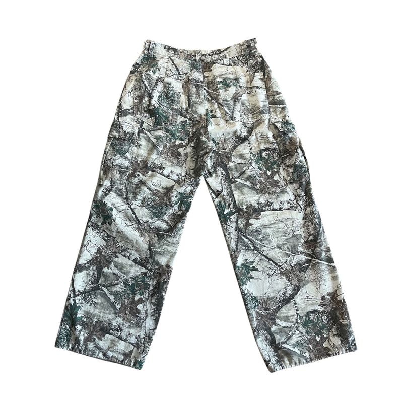 Tree camo button pants