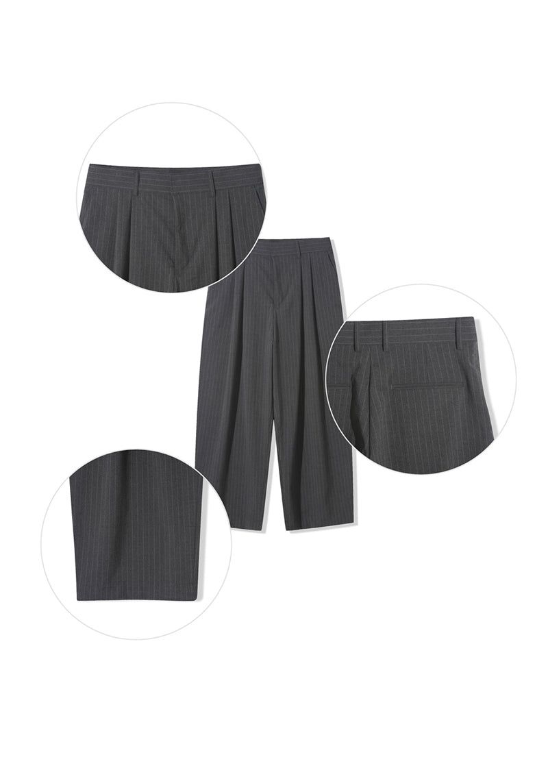 PIN STRIPE BALLOON SLACKS