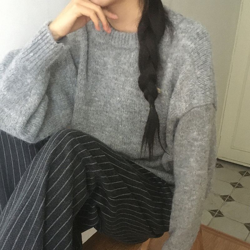 Your Wool Bokashi Pendant Round Knitwear