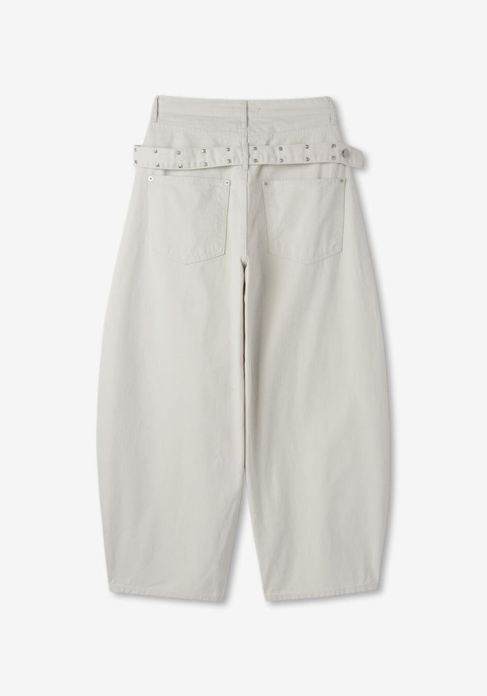 DE Back Point Wide Balloon Pants