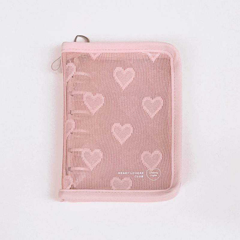 [A7] Heart Lover's Club: 6-ring diary cover