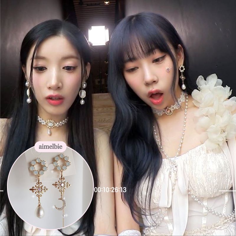 Luna Angel Earring (Purple Kiss Dosie Earring)