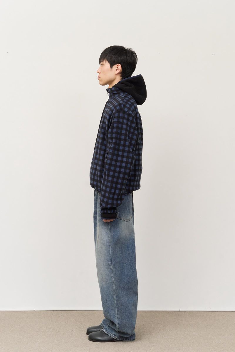 Dock Checked Fleece Zip Up