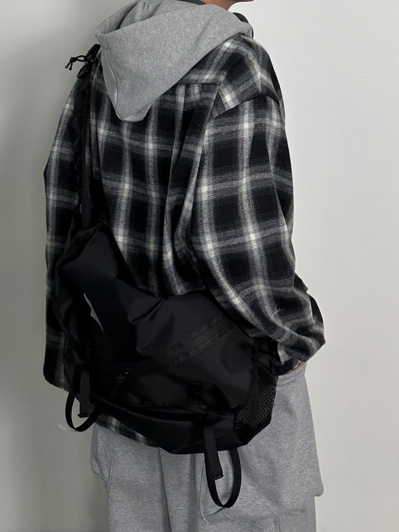 Henri hood over check shirts