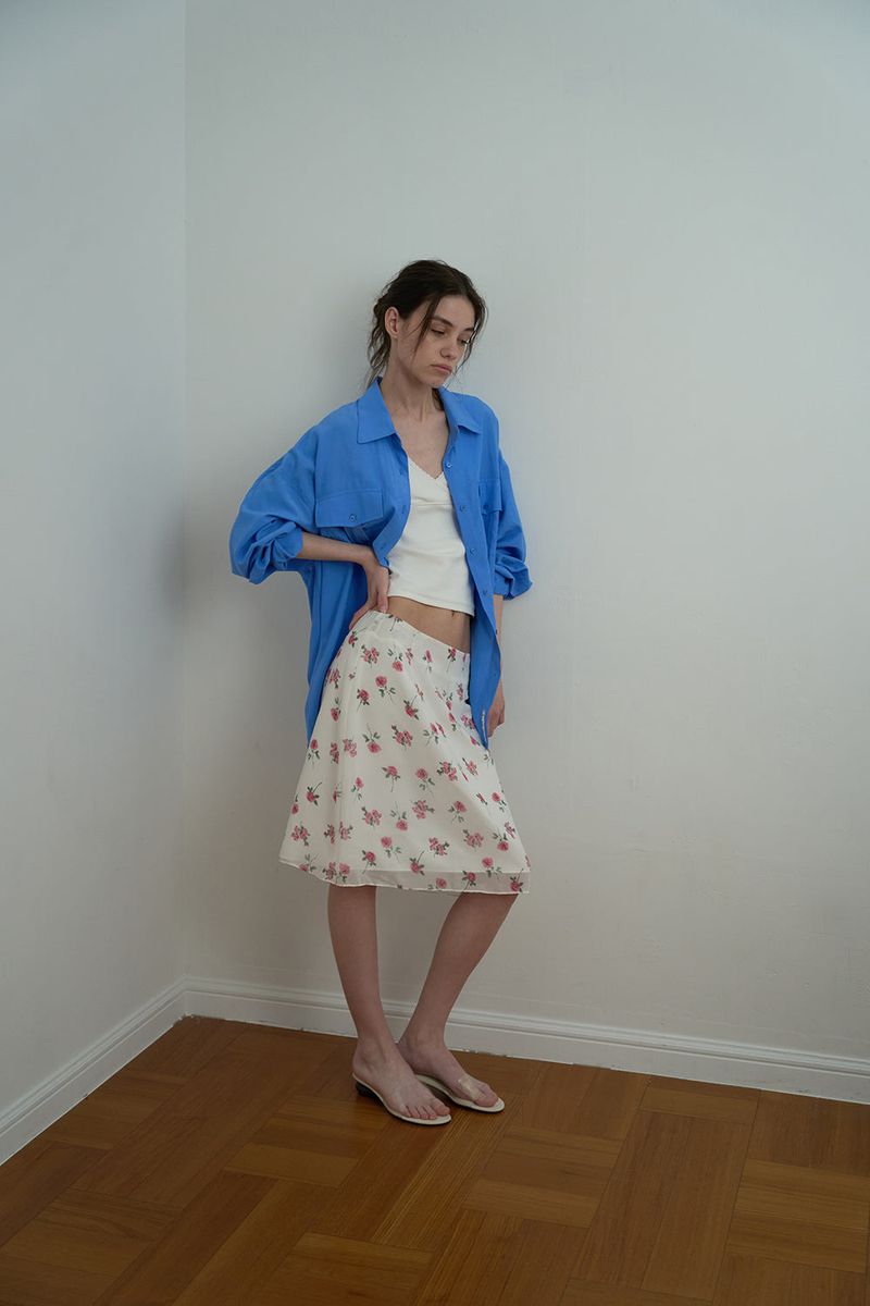 Pocket over shirt_blue