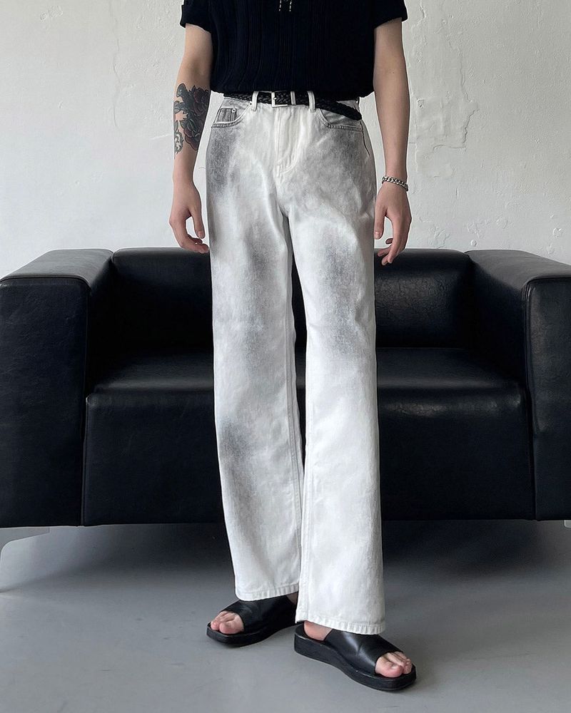 TR2435 Dirty White Jeans (XS ~L)