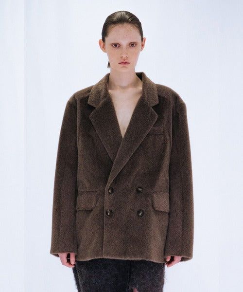 VIAVANDA（ヴィアヴァンダ）の「FUR DOUBLE JACKET（Jackets/Outerwear）」