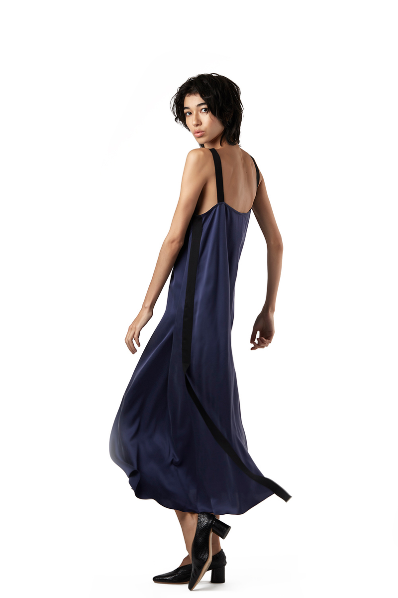 Ribbon Long Dress