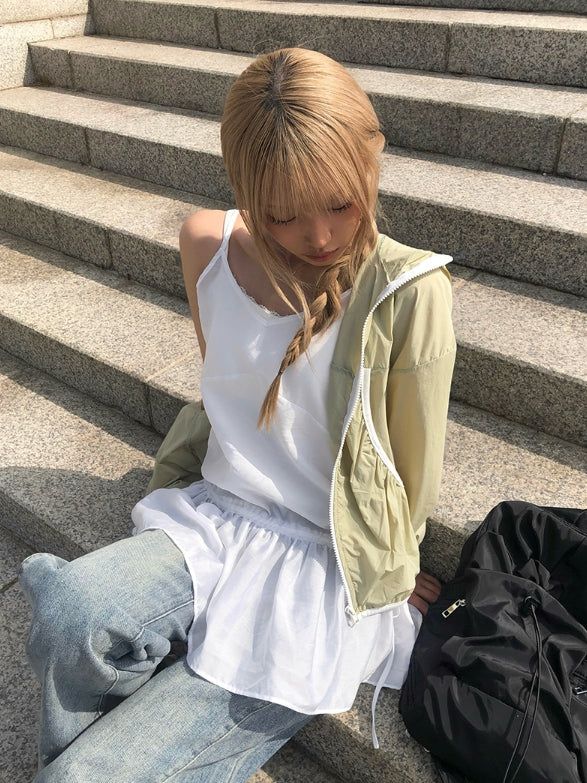 anyonemore（エニーワンモアー）の「Cower Strap Layered See-through One Piece（Dresses）」