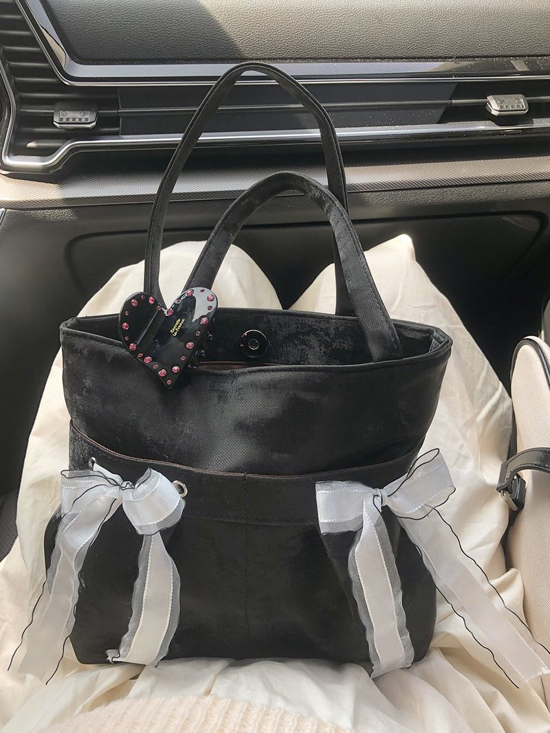 Mini easy ribbon bag_black