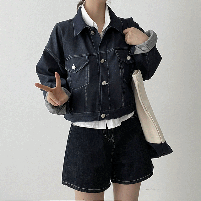hijjoo（ハイチュー）の「Prince Trench Van Cropped Pocket Jacket（Jackets/Outerwear）」